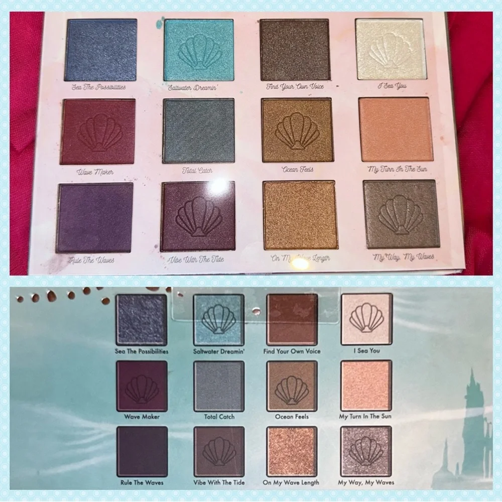Disney The Little Mermaid Eyeshadow Palette - Shimmers & Mattes - Ariel - Picture 5 of 7